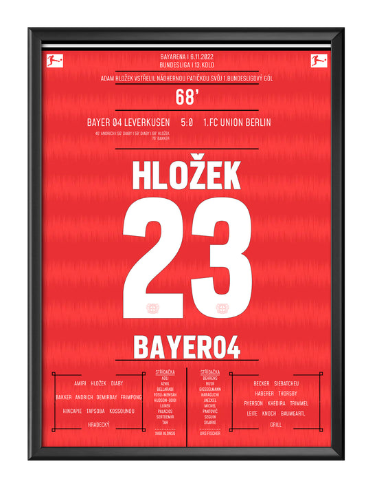 1.gól Adama Hložka v Bundeslize