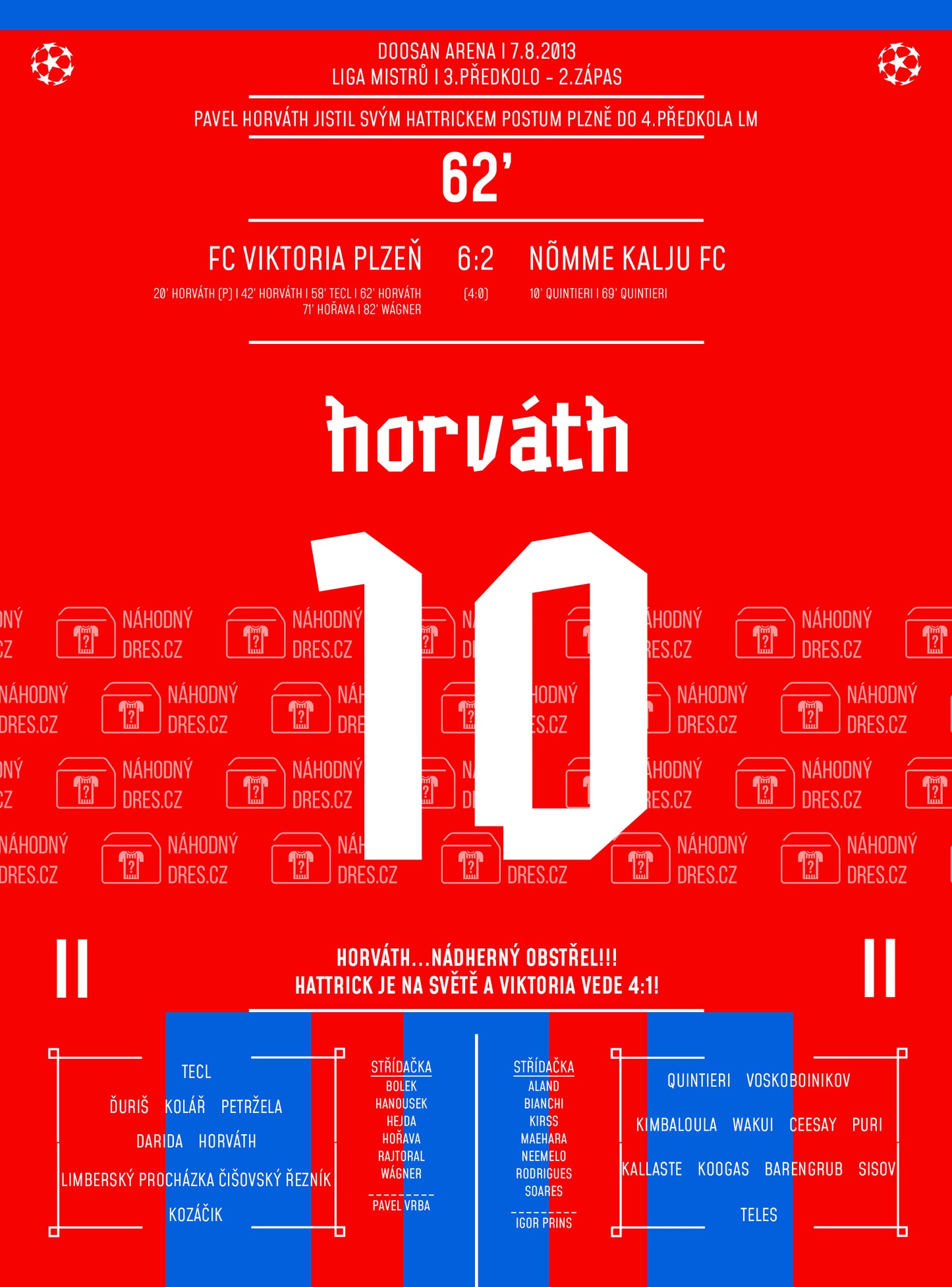 Hattrick Pavla Horvátha