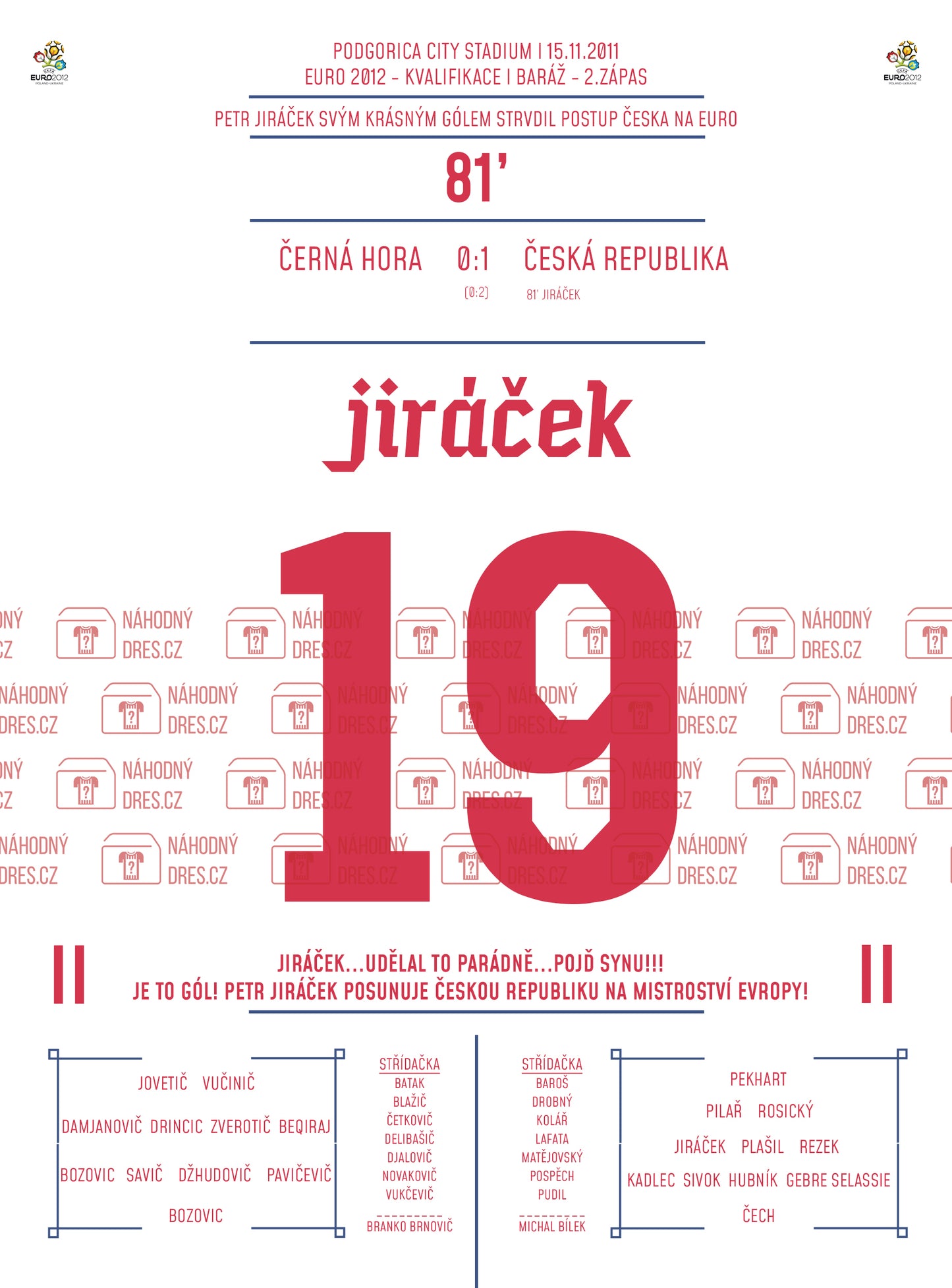 Petr Jiráček to udělal parádně, pojď synu!