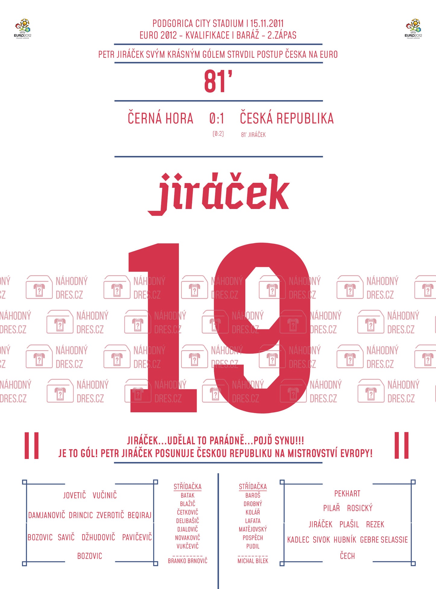Petr Jiráček to udělal parádně, pojď synu!