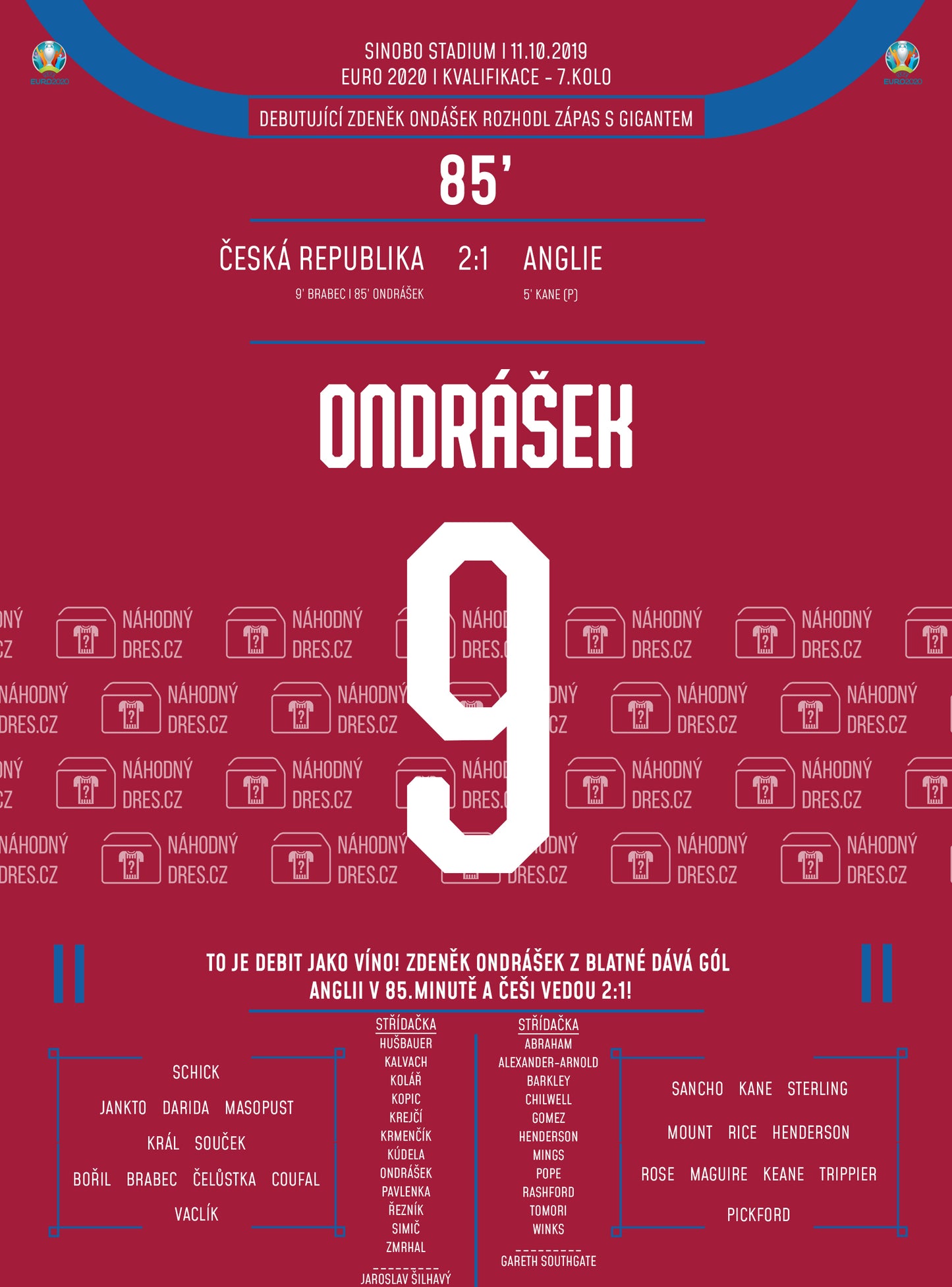 Zdeněk Ondrášek a jeho repre debut jako hrom