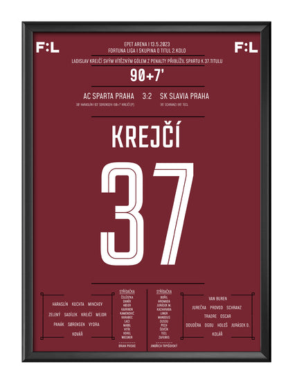 Rozhodující gól LK37 v derby pražských S