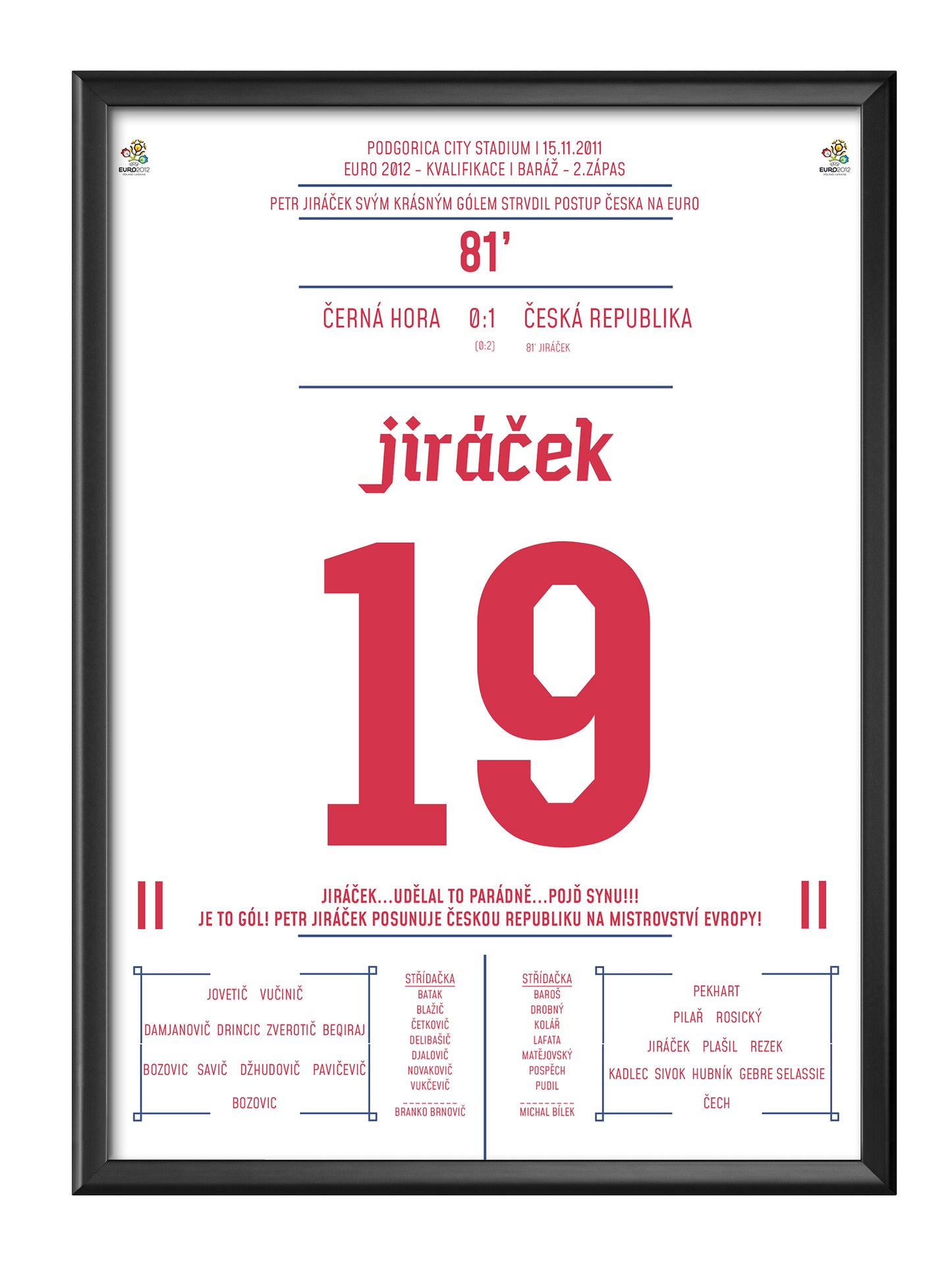 Petr Jiráček to udělal parádně, pojď synu!